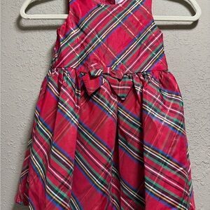 Biscotti Red Plaid Kids Dress